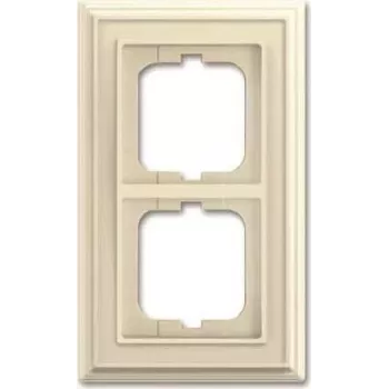 Moldura 2 módulos marfim/branco 1722-832 (2CKA001754A4674)