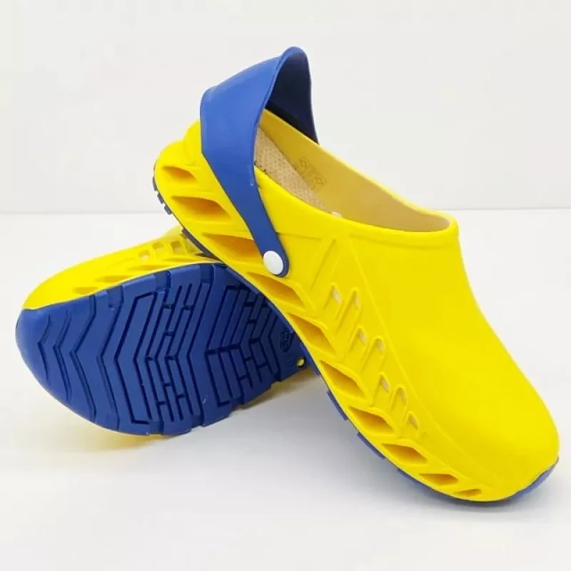 Tamancos Scholl Evoflex - unissexo amarelo, tamanho 38