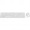 Logitech Signature Slim Combo MK950 - conjunto teclado-rato - 100% tamanho completo - sem fios - Bluetooth 5.1 LE - QWERTY - US International - branco sujo (920-012491)