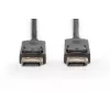 Cabo de ligação DisplayPort com bloqueio 1080p 60Hz FHD Type DP / DP M / M preto 1m