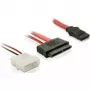 DeLOCK - Adaptador Serial ATA - ficha SATA (22 Pin) - Micro SATA de 16 pinos (61695)