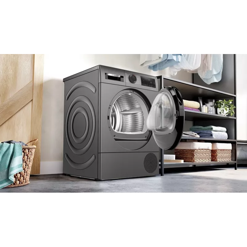 Máquina de secar roupa com bomba de calor Bosch WQG245DXSN 9 kg
