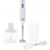 Adler AD 4620 conjunto de varinha mágica, 800 W, 2 velocidades, picador de 450 ml, copo de 750 ml, batedor, branco