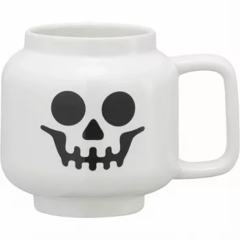 Caneca de cerâmica Room Copenhagen LEGO Esqueleto Branco (41460807)