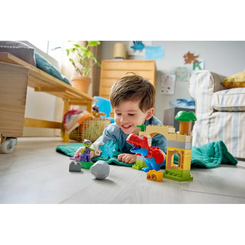 LEGO DUPLO 10463 Dinossauro Spidey-Rex contra o Duende Verde