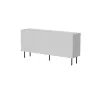 Cómoda Cama Meble LUCCA 3D 165x40x80 cm, branca, corpo em aglomerado