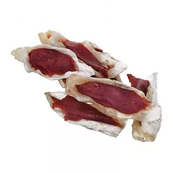 PETITTO Orelha de coelho recheada com pato para cães, 500 g