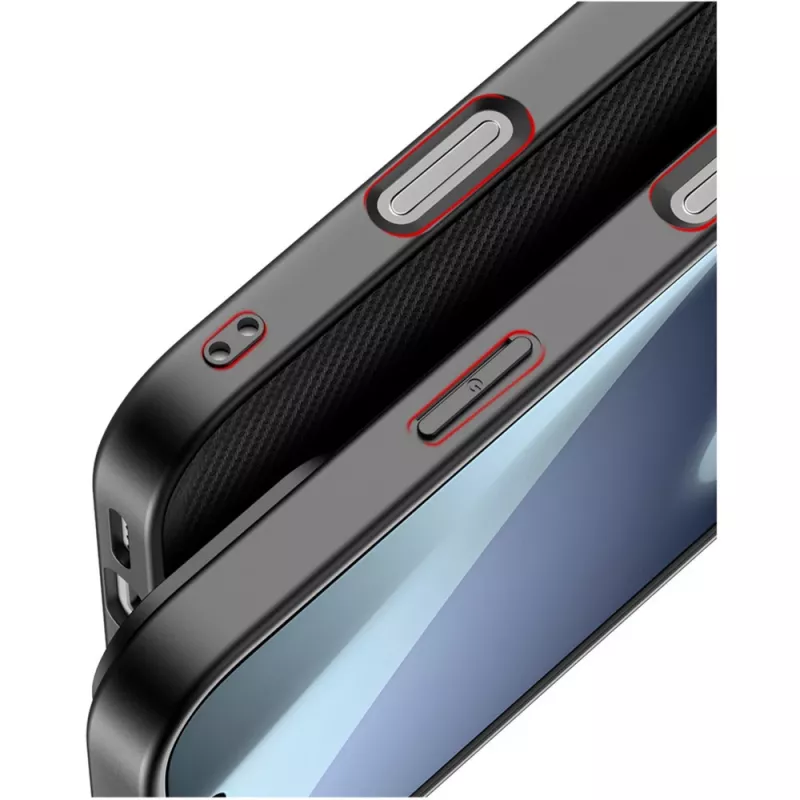 Nevox StyleShell NYLO 2528 Capa para iPhone 17 Pro, preto
