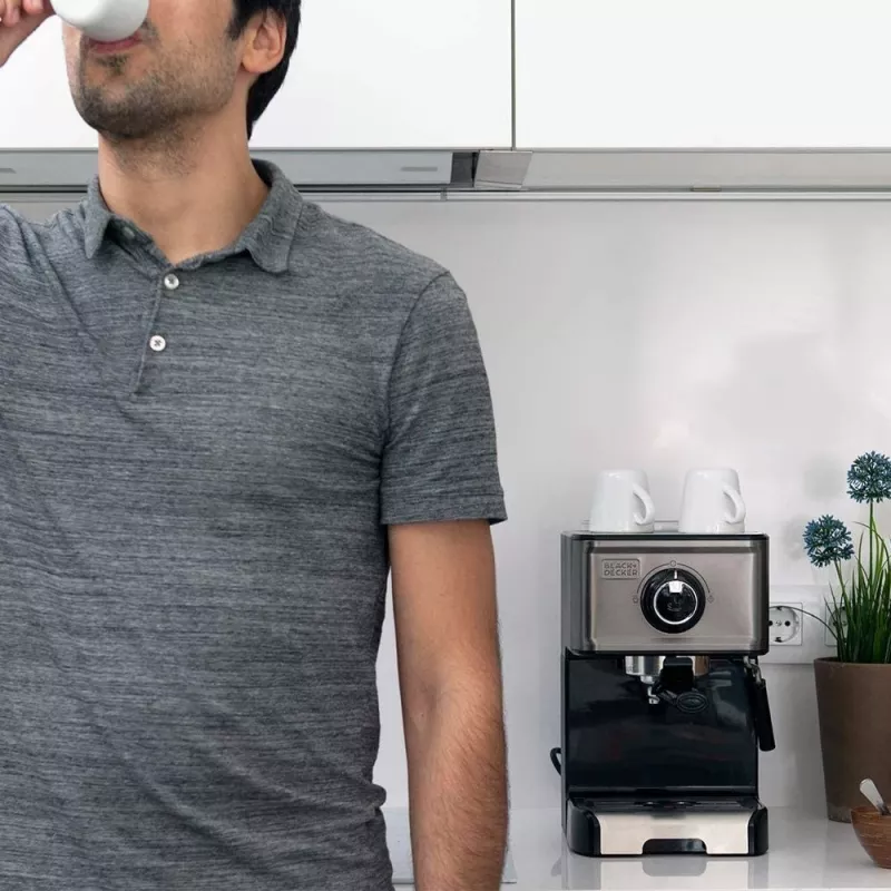Black+Decker BXCO1200E máquina de café expresso com porta-filtro, 1200 W