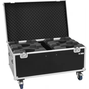 Projetor Moving-Head Roadinger TMH-X7 — 4× LED, design de caixa robusto e adequado para voo