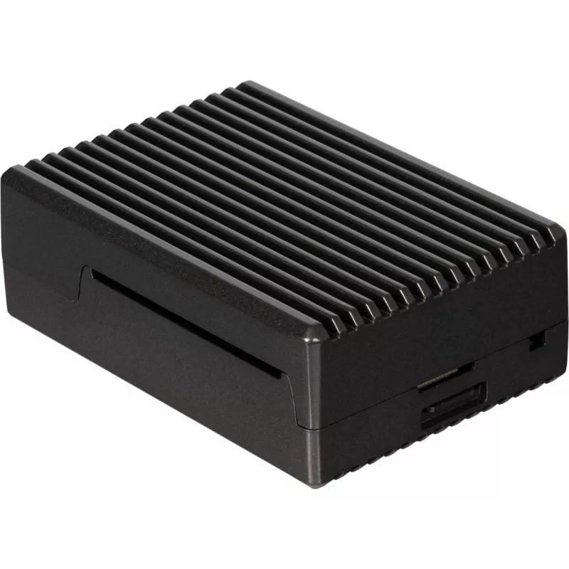 Joy-IT RB-AlucaseP5-08 caixa para SBC compatível com placas de desenvolvimento Raspberry Pi incluída (RB-AlucaseP5-08)