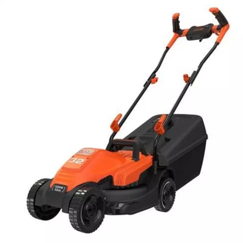 Cortador de relva elétrico Black & Decker com ajuste de altura de corte 1200 W largura de corte (máx.) 32 cm