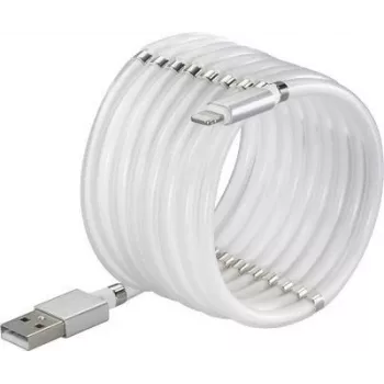 Cabo de ligação USB 2.0 Renkforce [1x ficha USB 2.0 A - 1x ficha Apple Lightning] 1,00 m branco (TO-6897012)