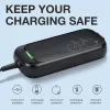Carregador rápido Qoltec para trotinete elétrica e e-bike 36V | 42V | 2A | 5,5*2,5 | à prova de água + cabo de alimentação