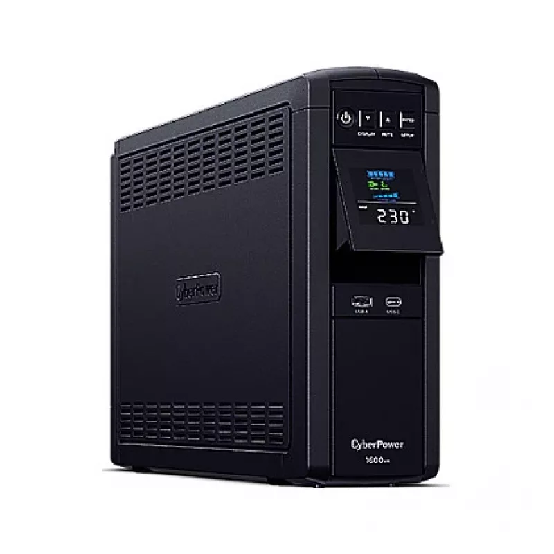 Fonte de alimentação ininterrupta (UPS) CyberPower CP1600EIPFCLCD Line-Interactive 1,6 kVA 1000 W 6 saídas AC