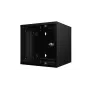 Armário de parede LOGON RSM09U30MNBL preto fechadura com chave