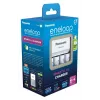 Carregador de pilhas PANASONIC Eneloop Smartplus BQ-CC55 + 4x AA 2000 mAh (K-KJ55MCD40E)