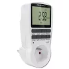 Temporizador eletrónico QOLTEC PC0628 com visor LCD, contagem decrescente de 24 horas
