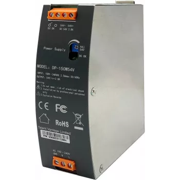 Disjuntor Edimax DP-150W54V 2,8 A 90-264 V calha DIN preto