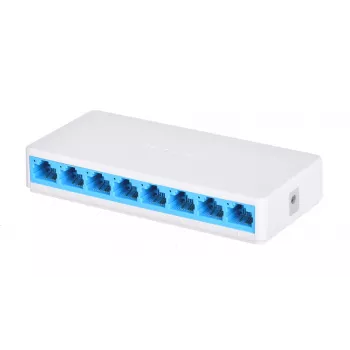 Switch Mercusys MS108 8 portas RJ-45 10/100Mbps não gerido
