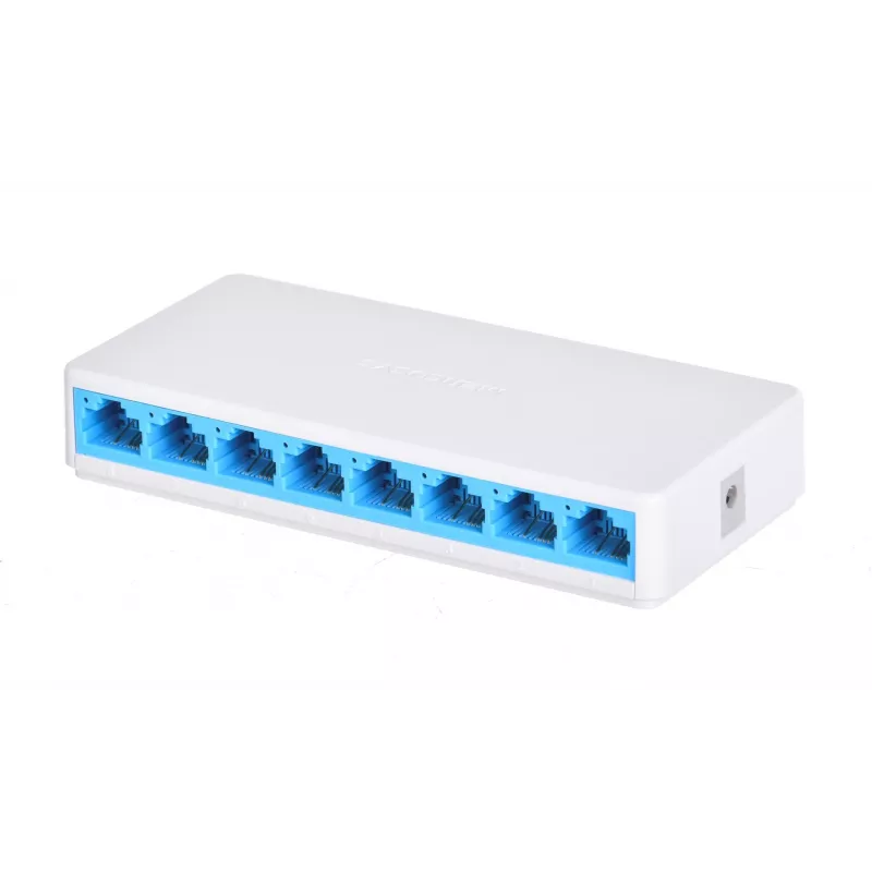 Switch Mercusys MS108 8 portas RJ-45 10/100Mbps não gerido