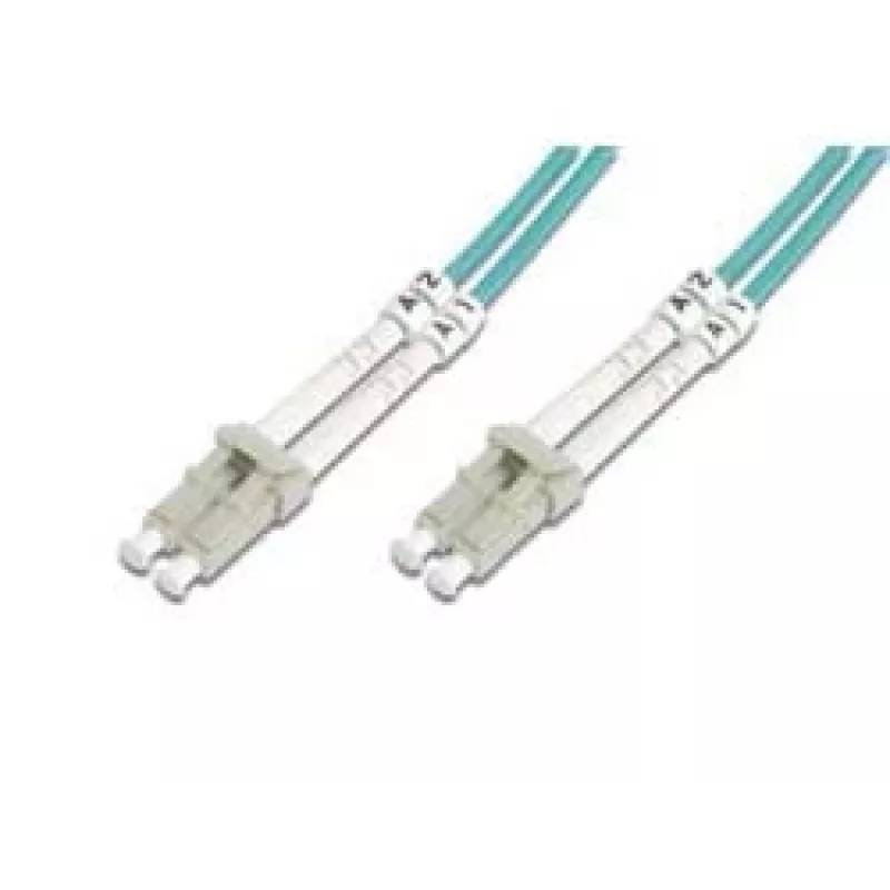 Cabo de patch de fibra ótica multimodo OM3 LC/LC 15 m Digitus