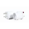Gembird A-AC-EUFUKM-01 adaptador de corrente AC, tomada EU-Schuko para ficha UK, 13 A