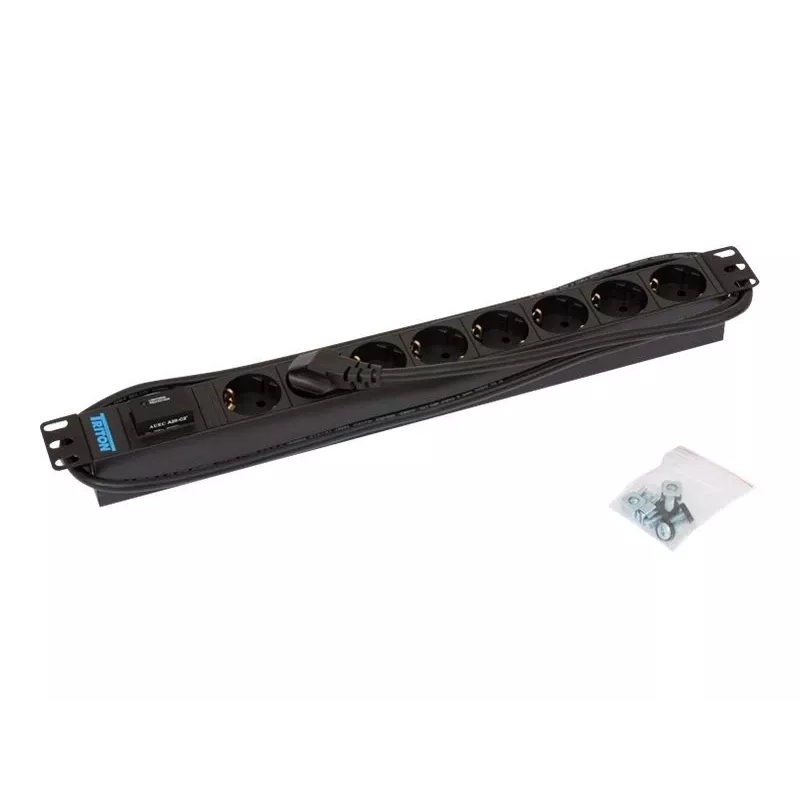 Proteção contra sobretensão Triton RAB-PD-X08-A1 preto 8 saídas AC 230V 2m