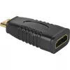 Adaptador HDMI™ Wentronic Goobay, conector fêmea HDMI Standard (Tipo A), Preto - conector fêmea HDMI™ A>conector macho HDMI™ C(Mini) (68841)