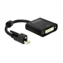 Adaptador de cabo de vídeo DeLOCK 62639 Mini DisplayPort para DVI-I 0,25 m preto