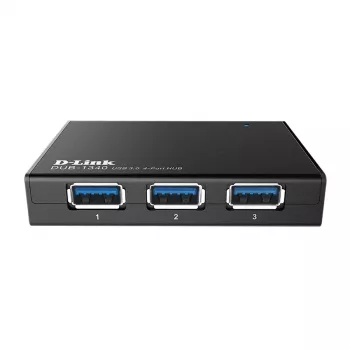 Hub USB D-Link DUB-1340 preto