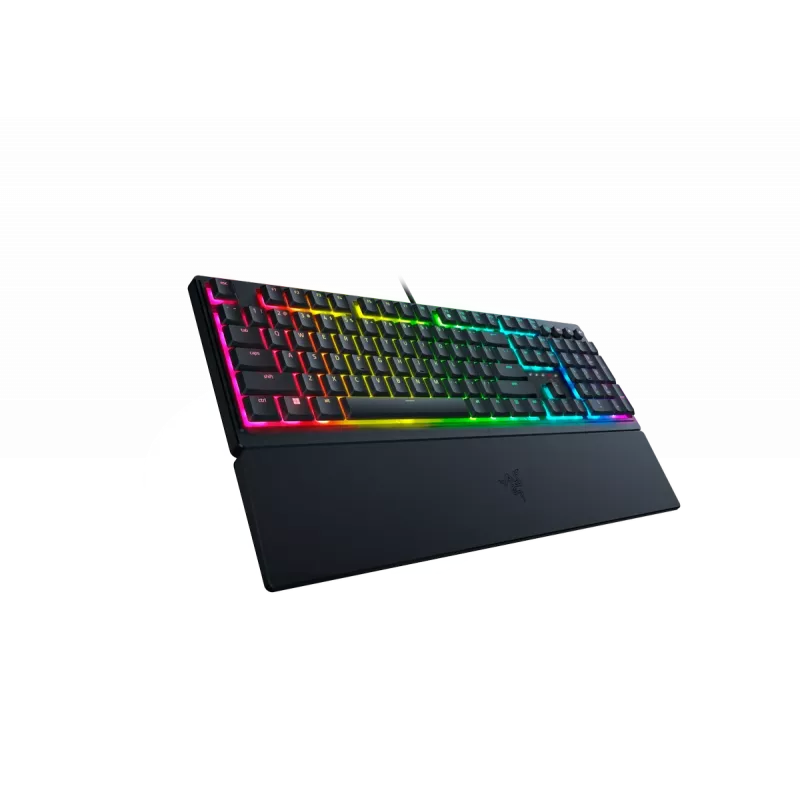 Teclado Razer Ornata V3 RGB Gaming USB preto Full-Size com fios Mecha-Membrane