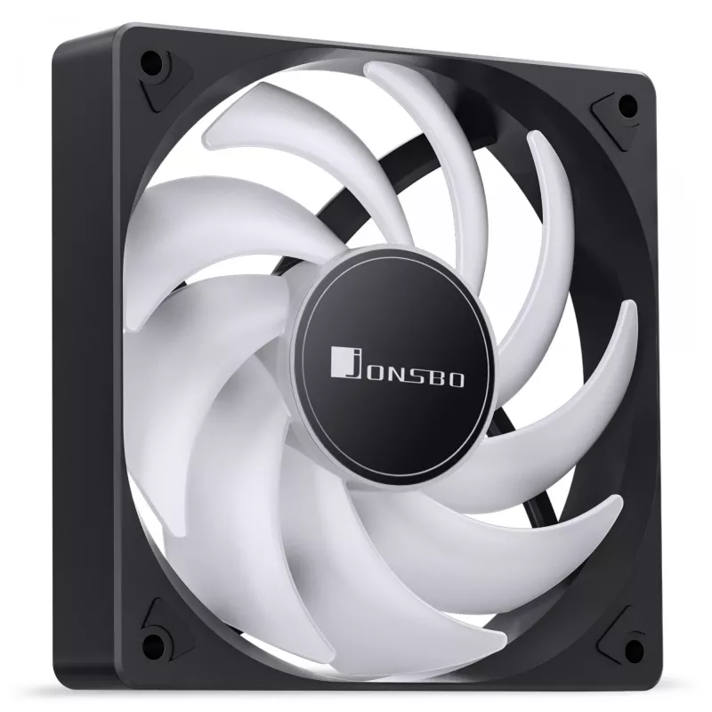 JONSBO SL-120CW ventoinha de caixa RGB de 120 mm, 3 pinos, branca