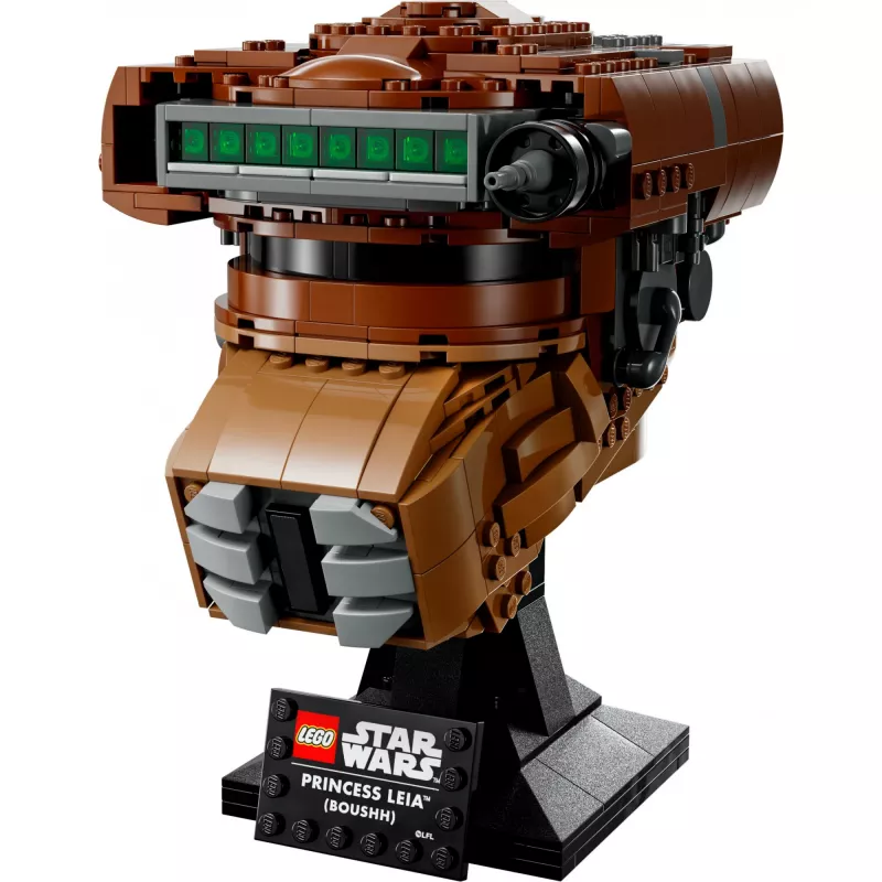LEGO Star Wars Conjunto Capacete da Princesa Leia (Boushh) para adultos 75351 (670 peças)