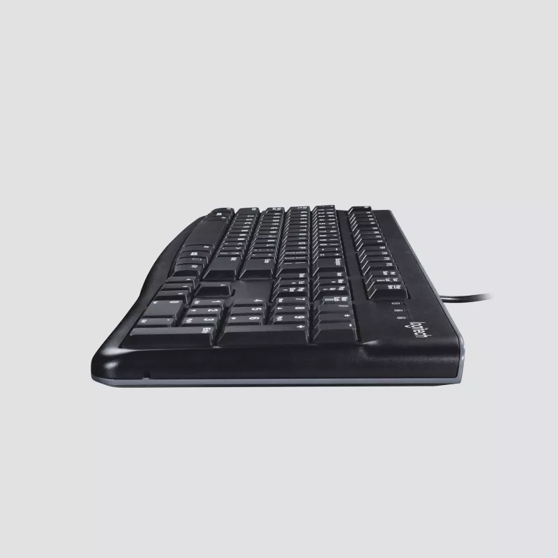 Logitech Desktop MK120 Combo, preto, com fio, layout suíço, 920-002504