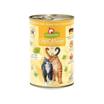 GRANATAPET DeliCATessen Frango - Comida húmida para gatos - 400g