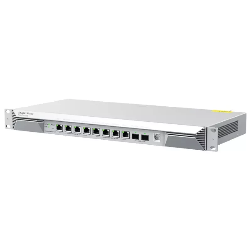 Ruijie Reyee RG-EG1510XS router empresarial gerido na nuvem, 2,5 Gigabit Ethernet, Gigabit Ethernet, até 1500 clientes, prateado