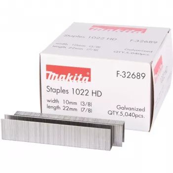 Makita 1022 HD - Agrafos - 5040 unidades - Comprimento: 22 mm