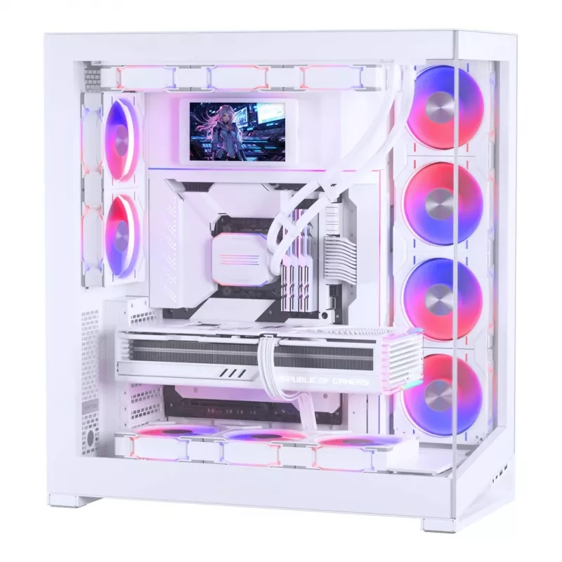 Kit de painel LCD Phanteks PH-HRLCD_WT01 universal 5V 80mm