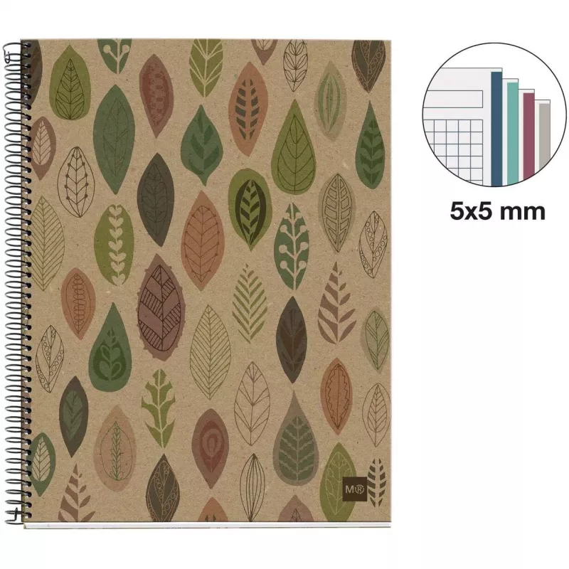 Caderno MAUL A287099 A4 120 folhas multicolor