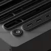 Caixa de PC HAVN HS 420 VGPU, Midi-Tower, E-ATX, vidro temperado, cabo riser PCIe-5.0 - preto