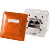 Tomada de rede RJ-45 ShiverPeaks BS74280-O, categoria 6a, metallic orange