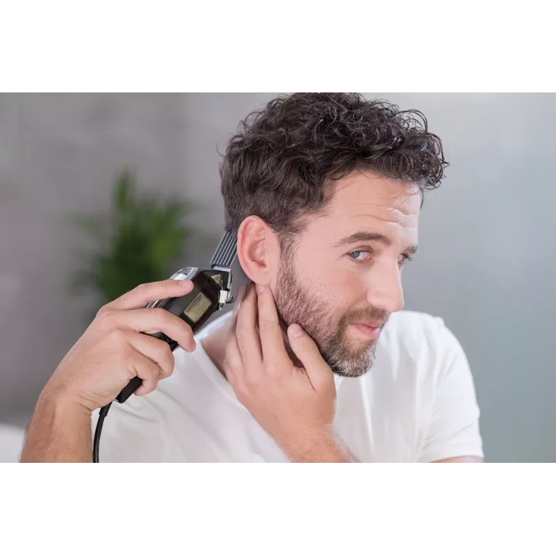 Máquina de cortar cabelo Wahl Elite Pro Preto 11 1mm a 2,5cm AC 230V