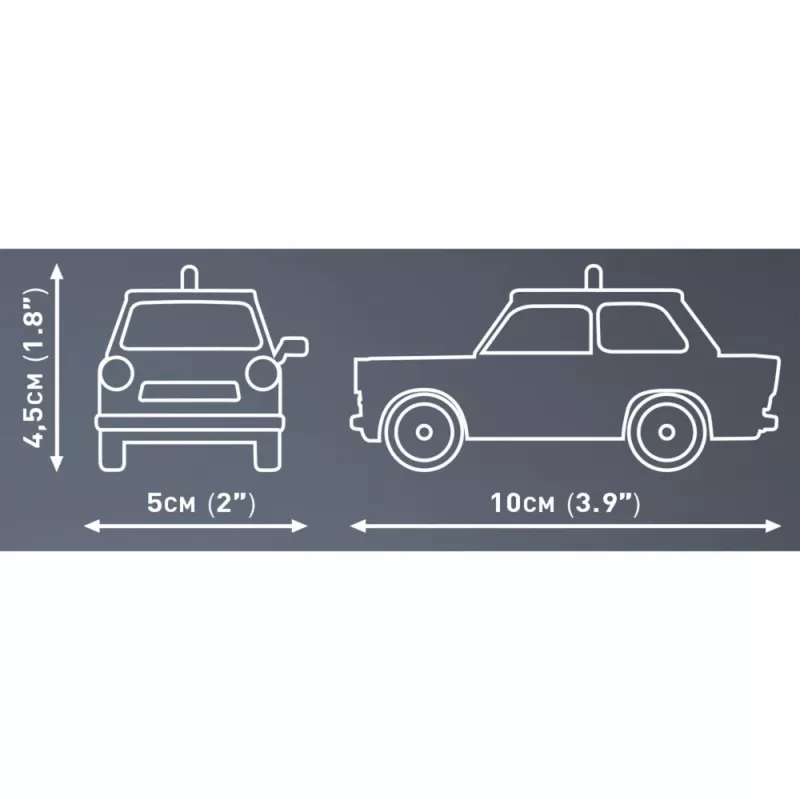 Trabant 601 Polizei, brinquedo de construção