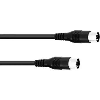 Cabo DIN 8 pinos Omnitronic 30209160, 3 m de comprimento