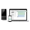 Relógio de ponto Safescan 125-0586 preto impressão digital palavra-passe smartcard