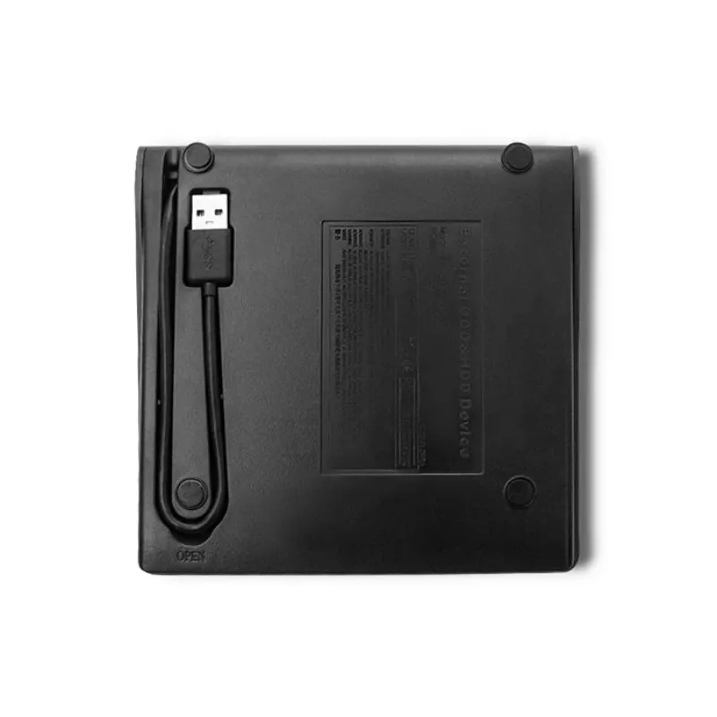 Caixa externa USB 2.0 SATA para unidade ótica Qoltec 51863 preta