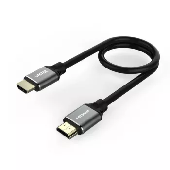Cabo HDMI Unitek C137W 1,5 m, HDMI 2.1, 48 Gbit/s, 4K/8K 2160p, 120 Hz, ARC, Ethernet, banhado a ouro