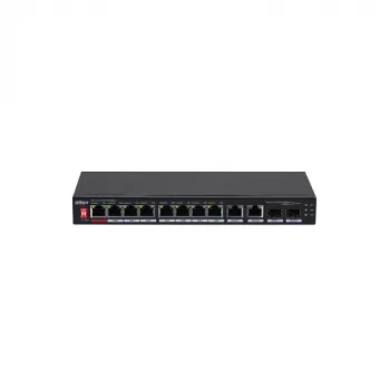 Switch PoE 8 portas 1000Mbps + 2 uplink