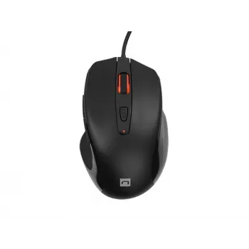 Rato ótico com fios NATEC NMY-2047 USB Type-A, 4000 DPI, 6 botões, para destros, retroiluminação